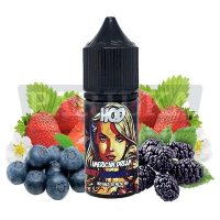 HQD AMERICAN DREAM STRAWBERRY BLUEBERRY BLACKBERRY, 30 ml 50 mg