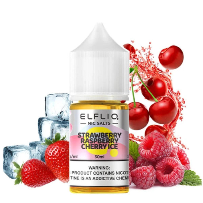 ELF LIQ STRAWBERRY RASPBERRY CHERRY ICE 30 ml 50 mg